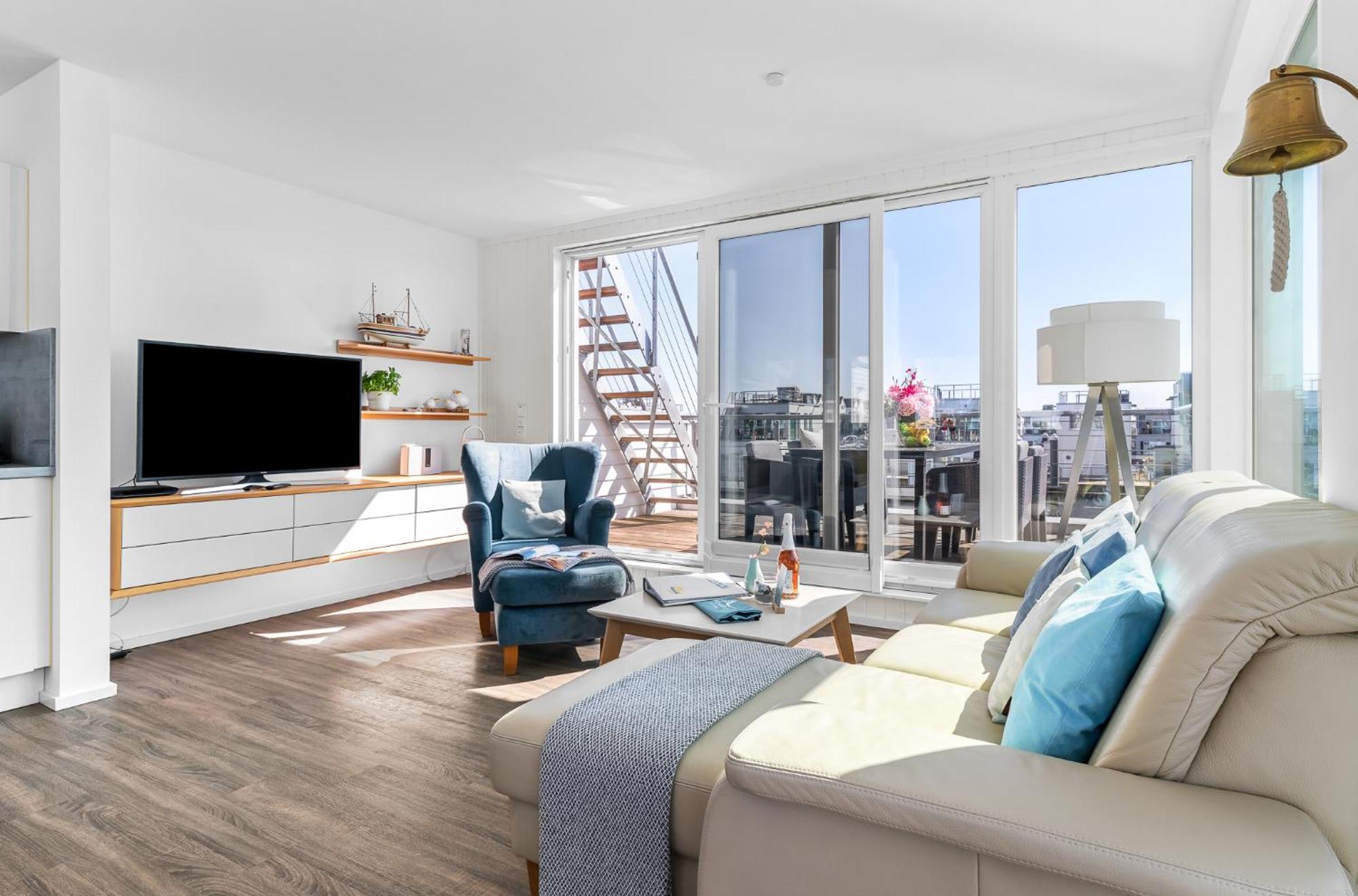 Triton: Meerblick, Sauna, Dachterrasse Olpenitz Exteriér fotografie