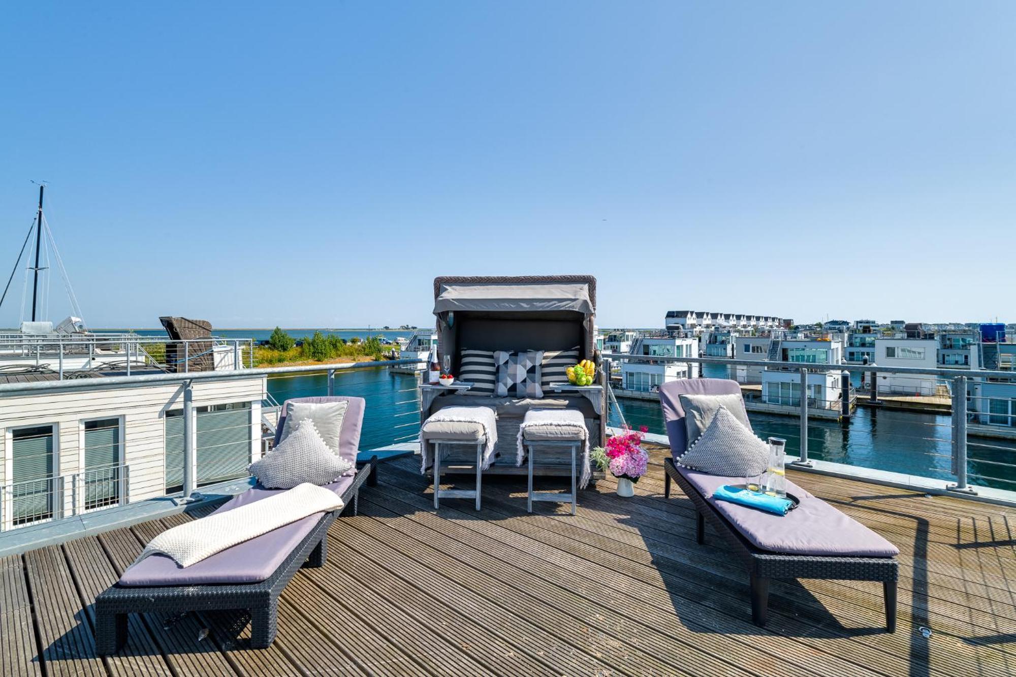 Triton: Meerblick, Sauna, Dachterrasse Olpenitz Exteriér fotografie